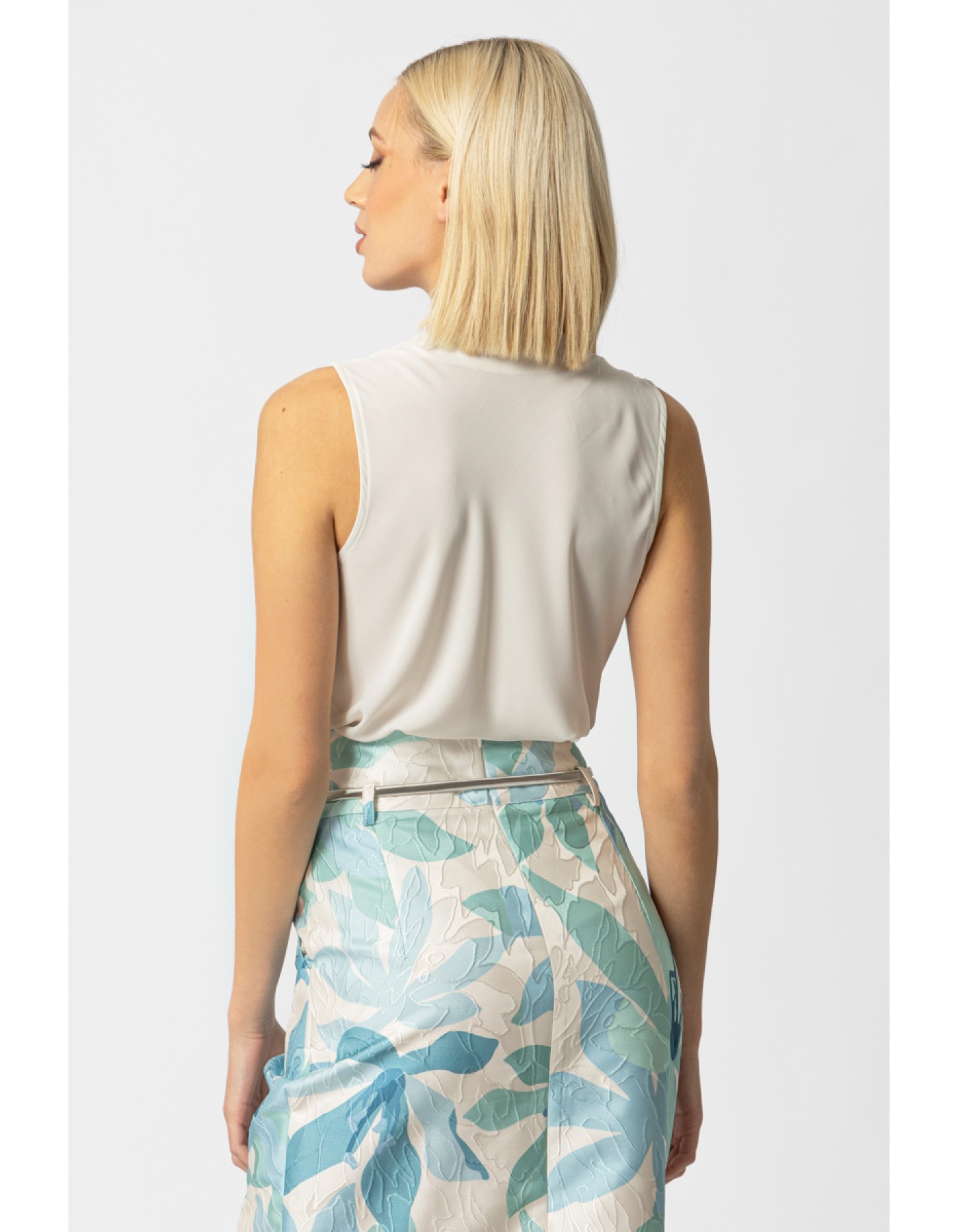 Μπλούζα ζορζέτα υλικό