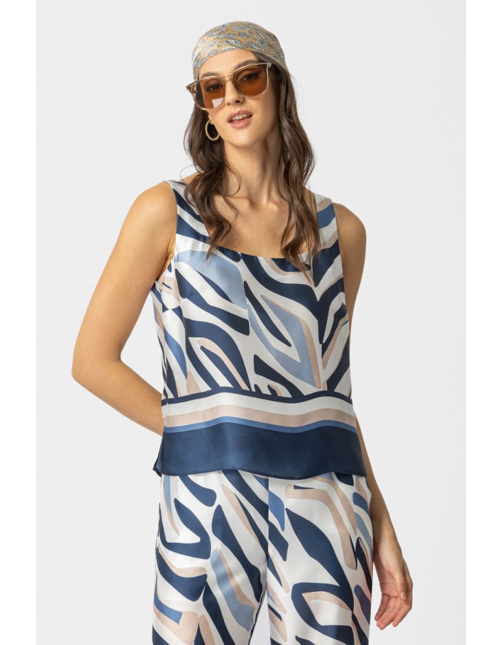 Μπλούζα σατέν Gloria