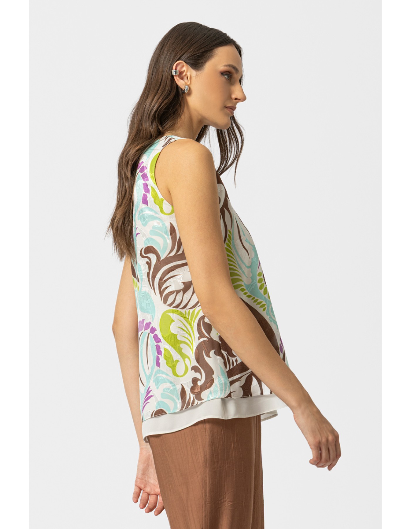 Μπλούζα διαφάνεια ζακάρ Jade