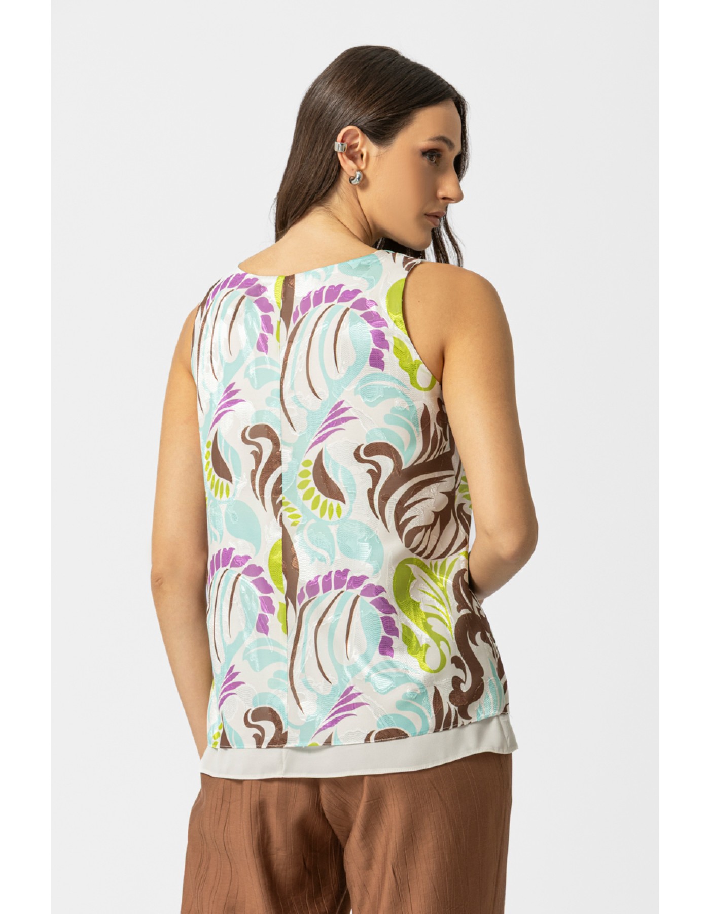 Μπλούζα διαφάνεια ζακάρ Jade