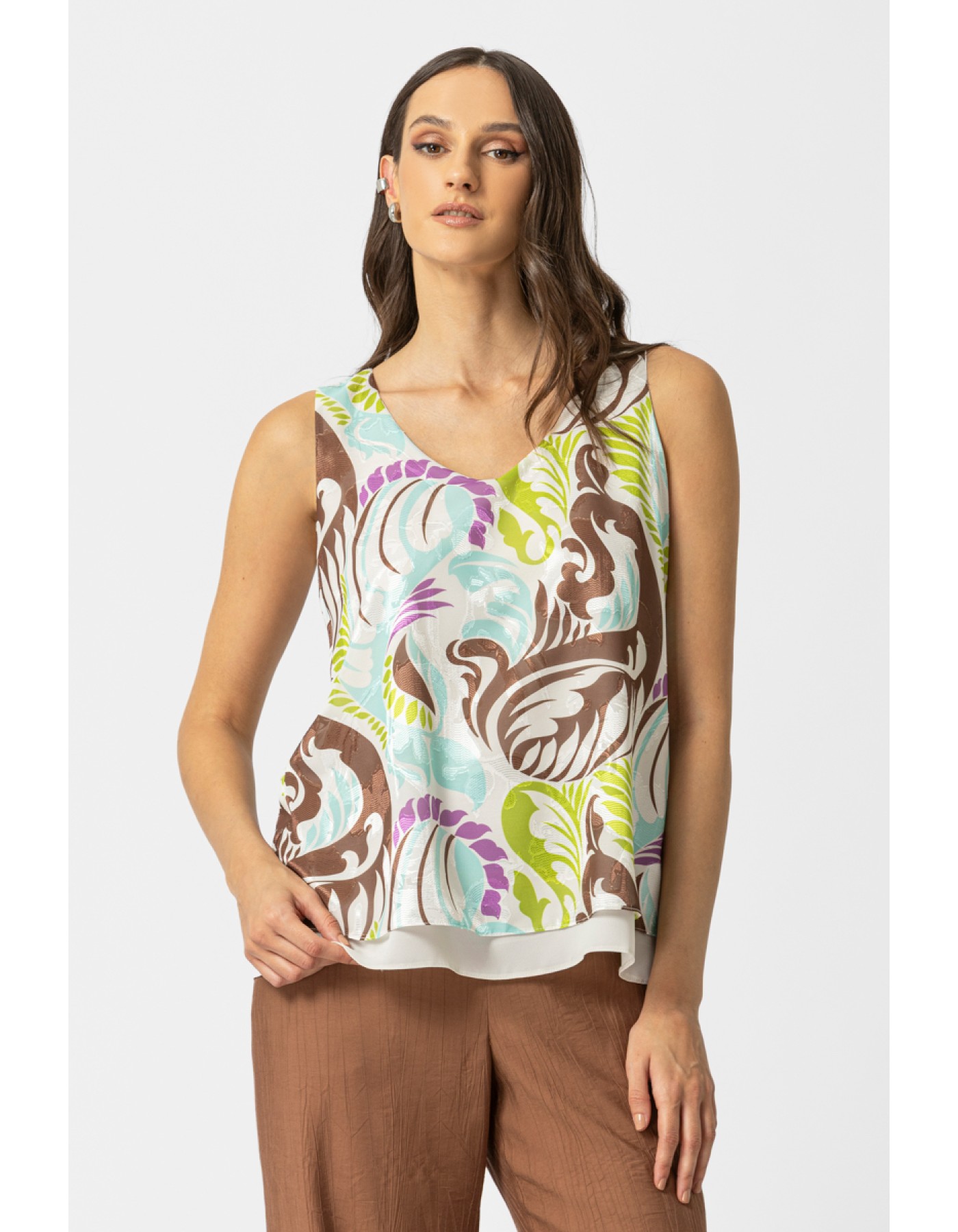 Μπλούζα διαφάνεια ζακάρ Jade