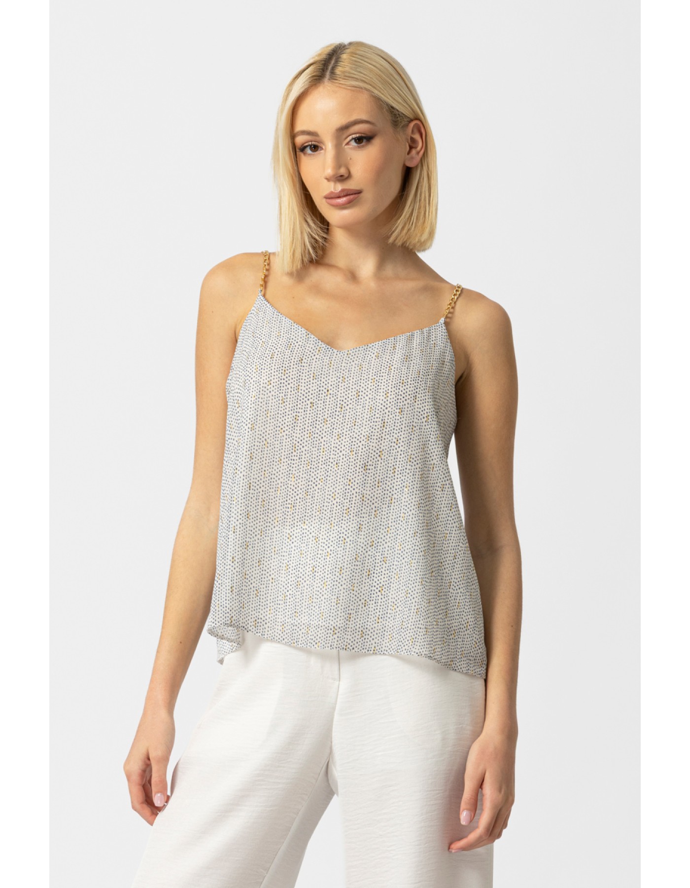 Τοπ διαφάνεια Lurex Nora