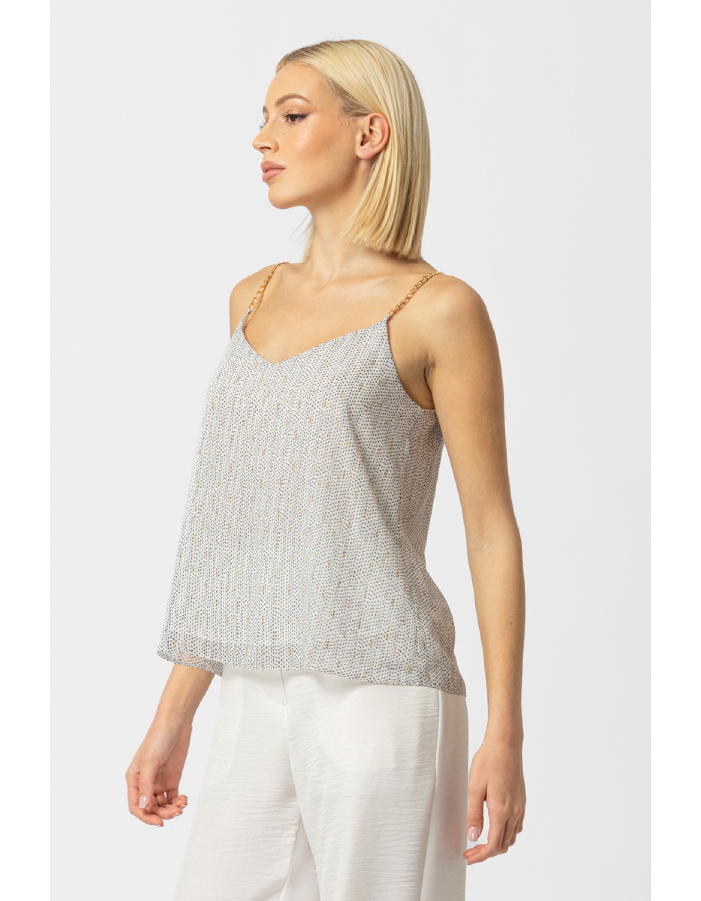 Τοπ διαφάνεια Lurex Nora