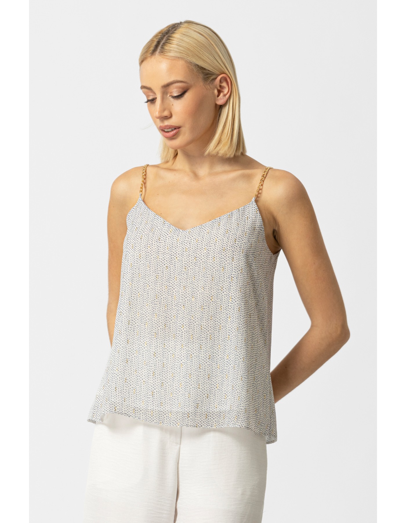 Τοπ διαφάνεια Lurex Nora