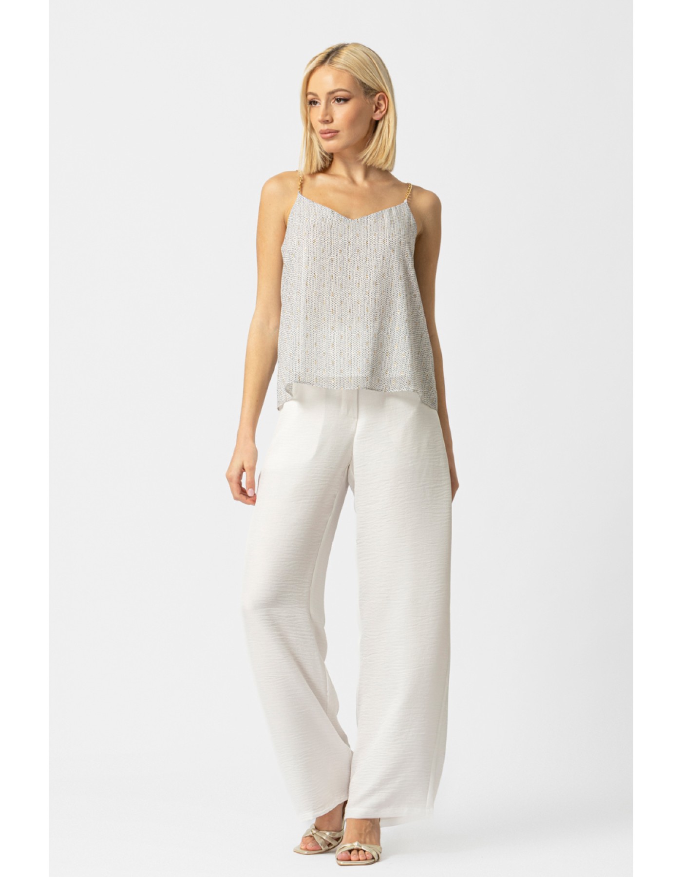 Τοπ διαφάνεια Lurex Nora