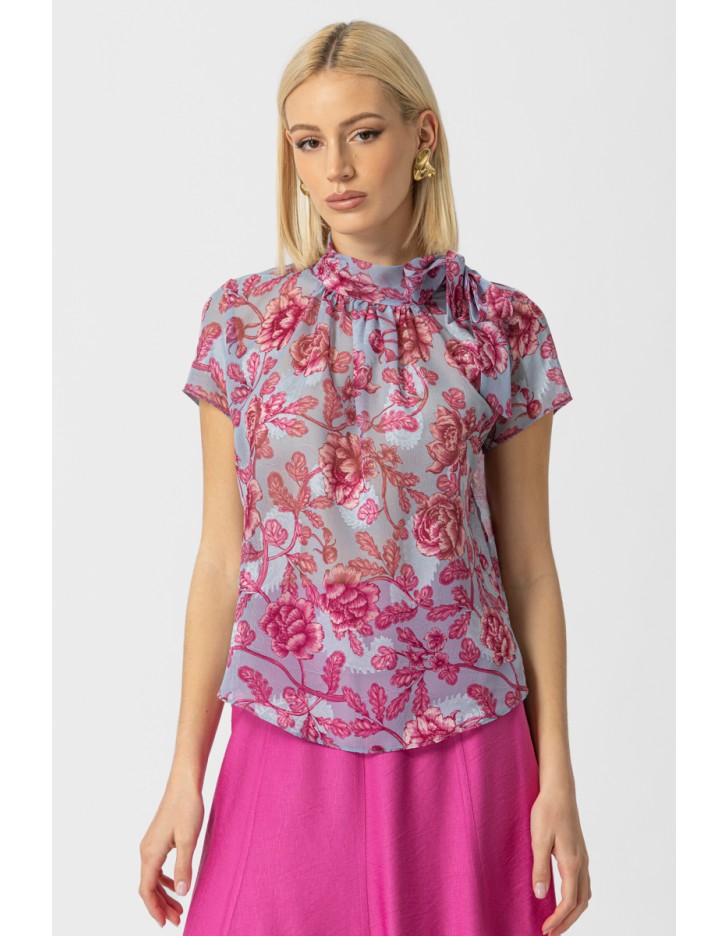 Μπλούζα διαφάνεια ζακάρ Darling