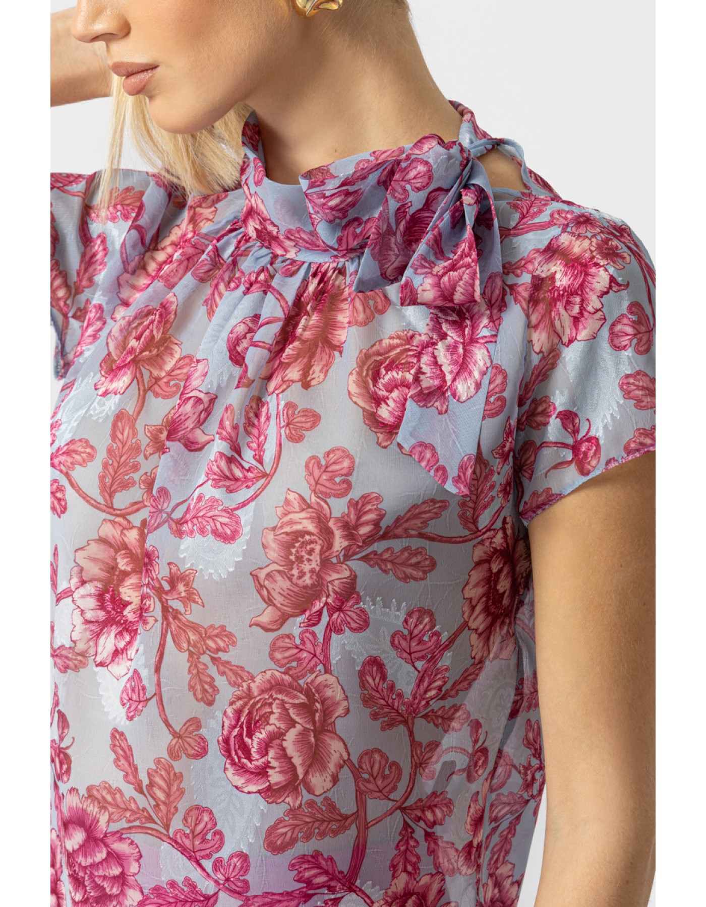 Μπλούζα διαφάνεια ζακάρ Darling