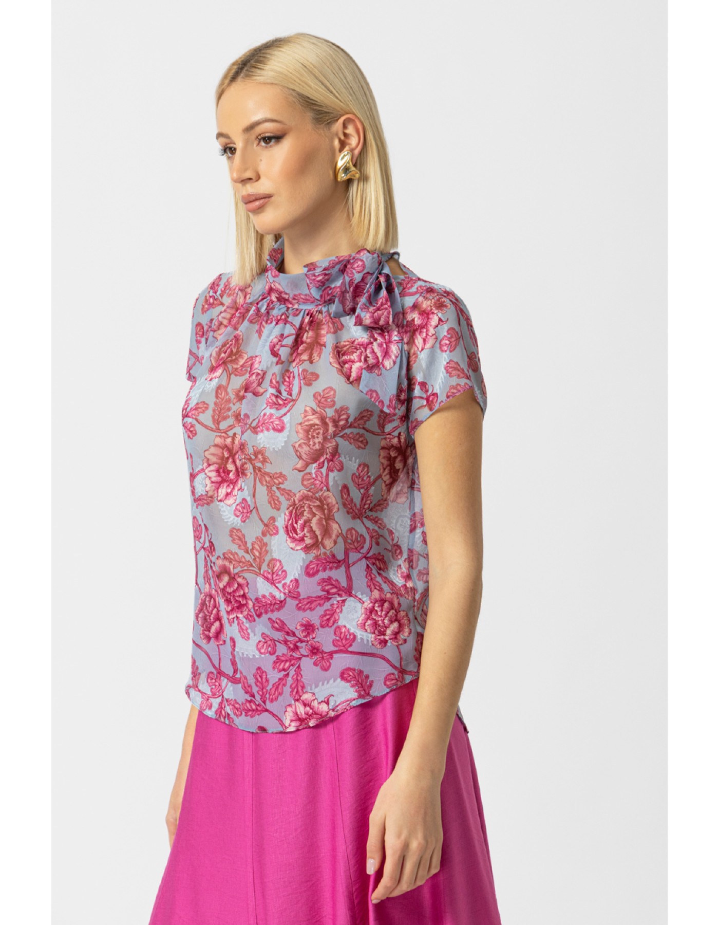 Μπλούζα διαφάνεια ζακάρ Darling