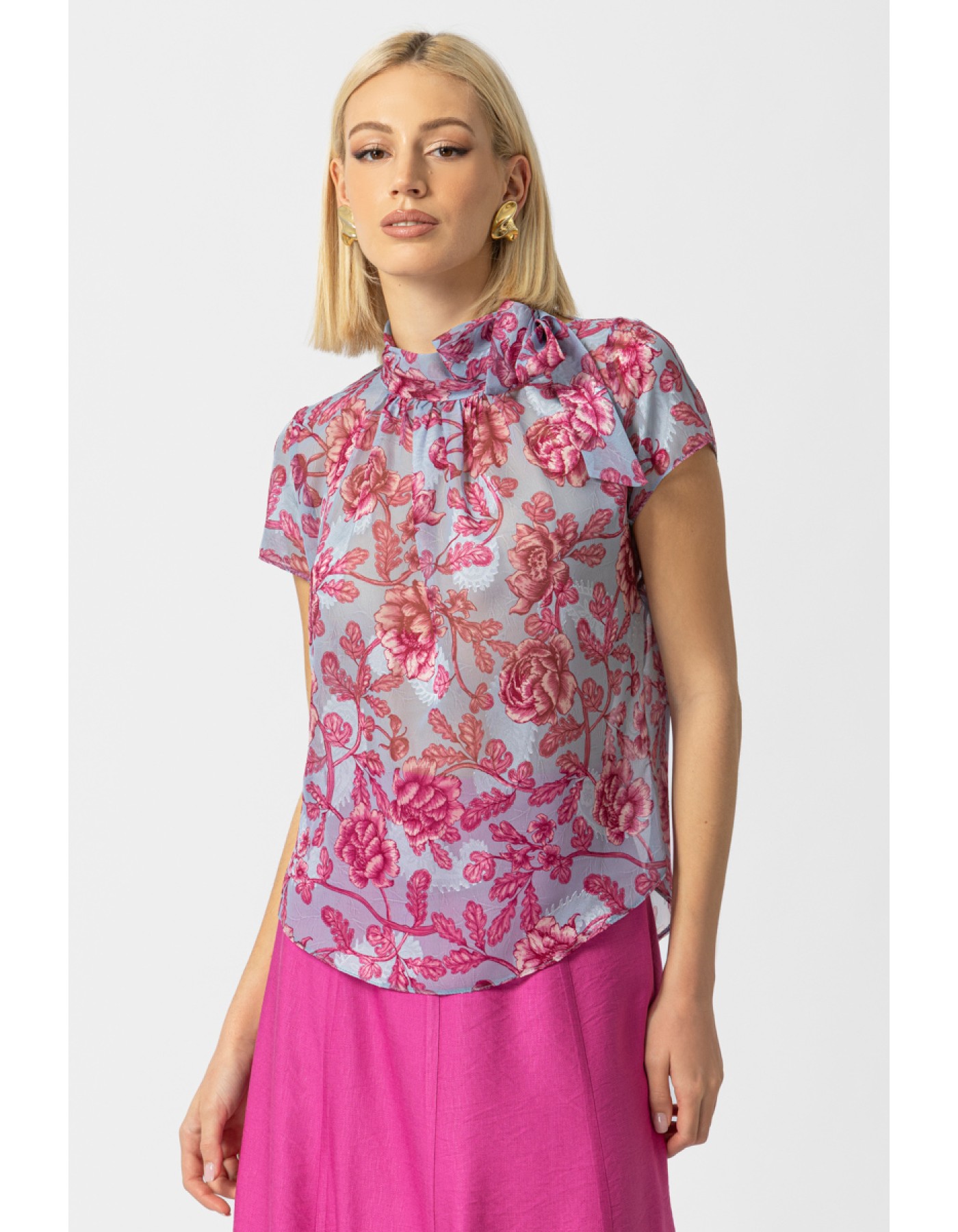 Μπλούζα διαφάνεια ζακάρ Darling