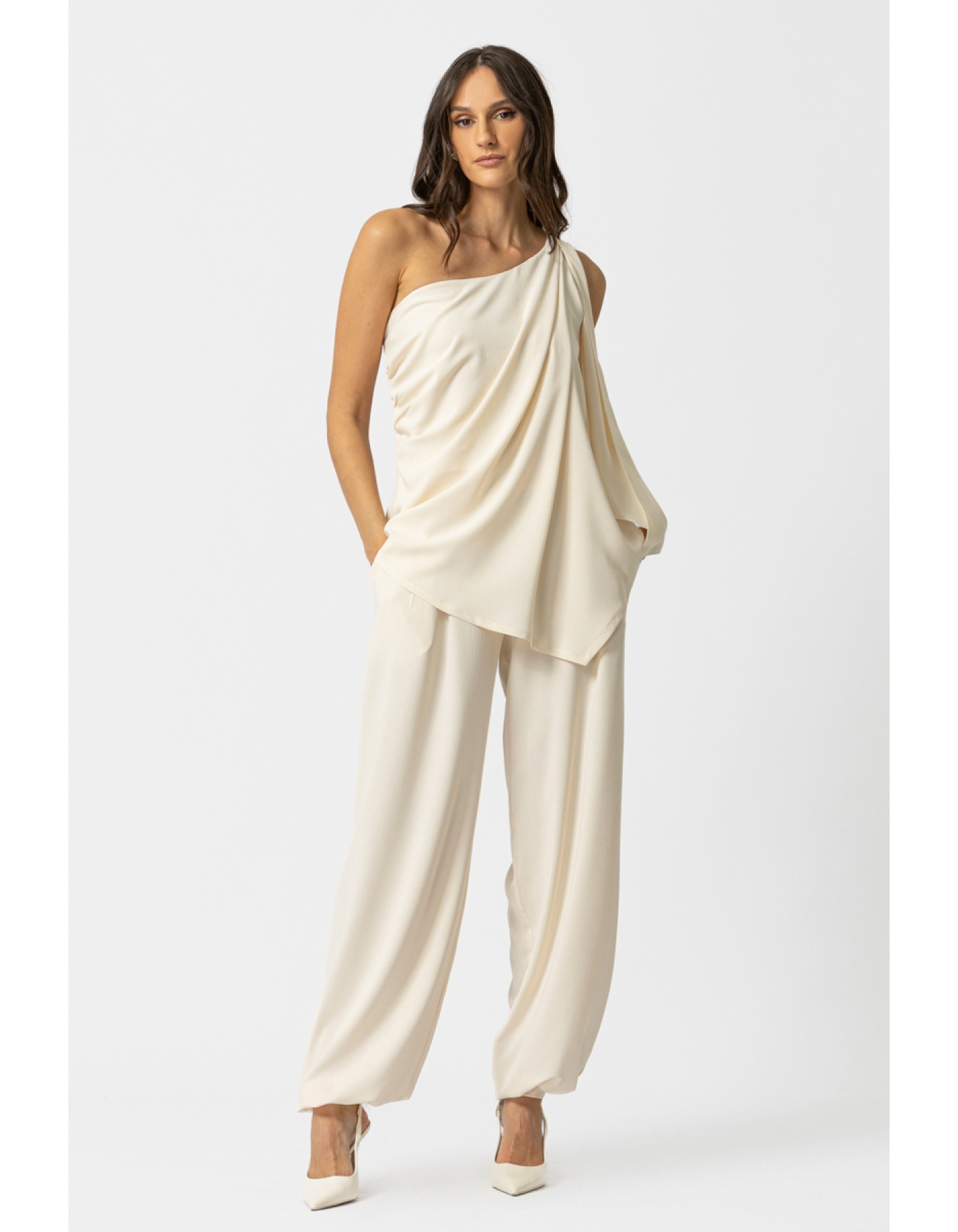 Μπλούζα ώμος Motion λάστιχο