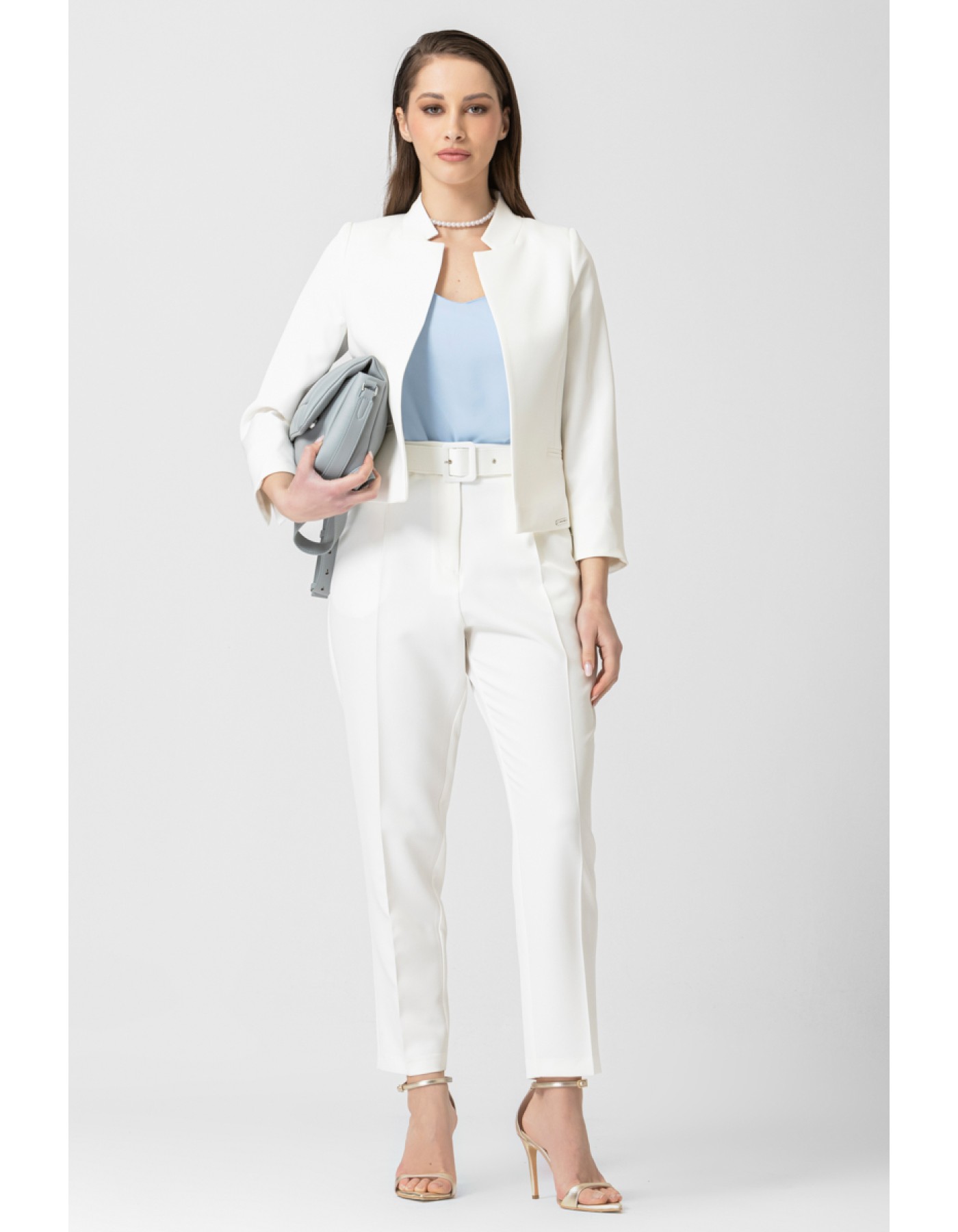 Σακάκι μπολερό κρεπ ελαστικό Caroline Σακάκι μπολερό κρεπ ελαστικό Caroline