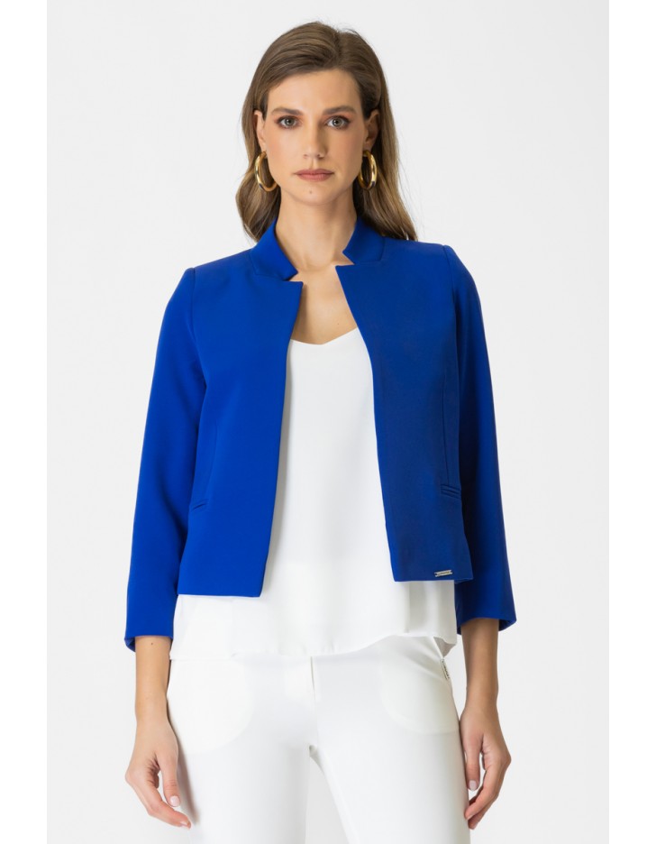 Σακάκι μπολερό κρεπ ελαστικό Caroline