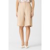 Βερμούδα linen look με λάστιχο