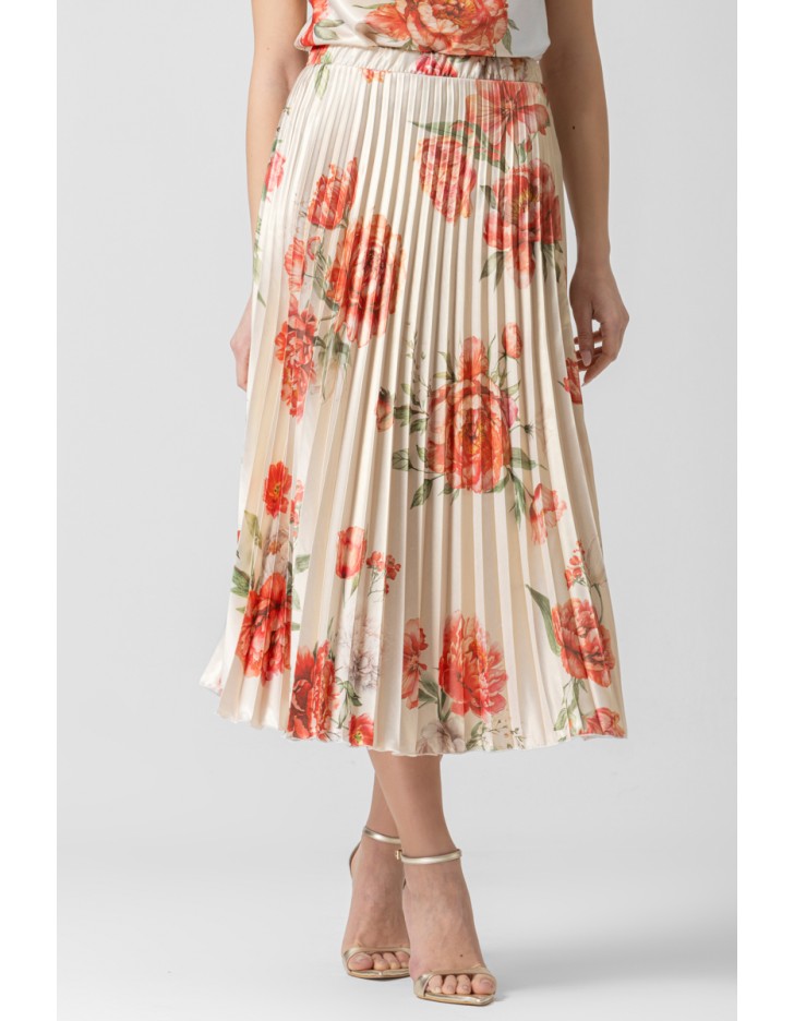 Φούστα πλισέ foil λάμψης