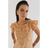 Φόρεμα Broderie βουάλ κεντητό