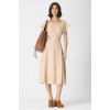 Φόρεμα Linen look δετό