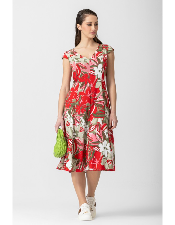 Φόρεμα εμπριμέ βισκόζ Dalia