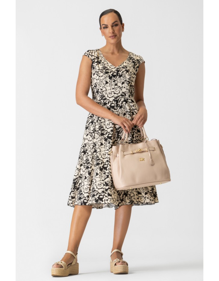 Φόρεμα εμπριμέ βισκόζ Artemis